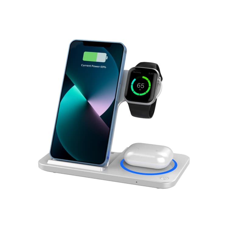 WiWU Foldable 3 in 1 Wireless Charger