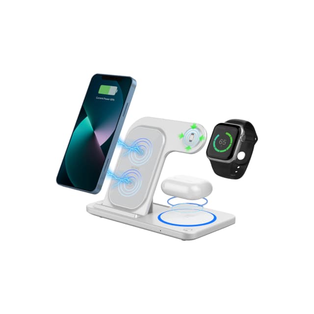 WiWU Foldable 3 in 1 Wireless Charger