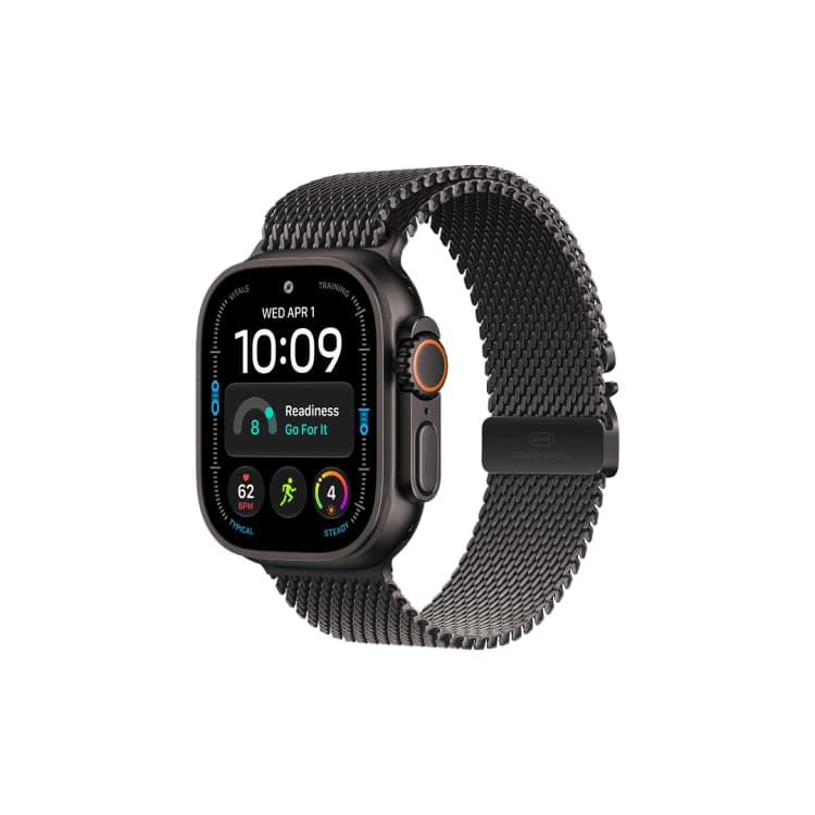 Apple Watch Ultra 4 - Black - Titanium Milanese Loop