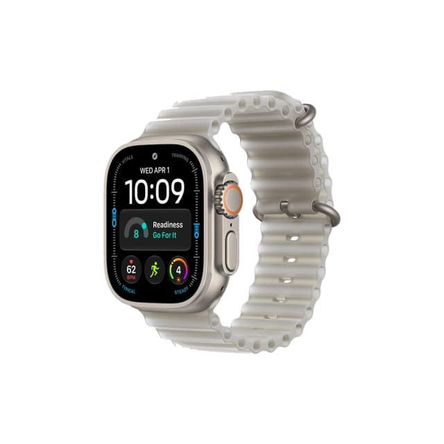 Apple Watch Ultra 4 - Natural - Titanium Milanese Loop