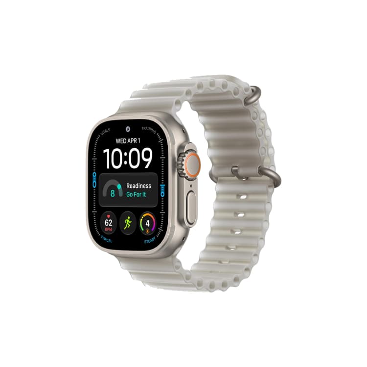 Apple Watch Ultra 4 - Natural - Titanium Milanese Loop