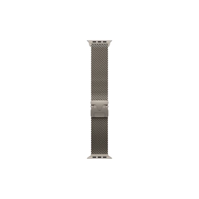 Apple Watch Ultra 4 - Natural - Titanium Milanese Loop