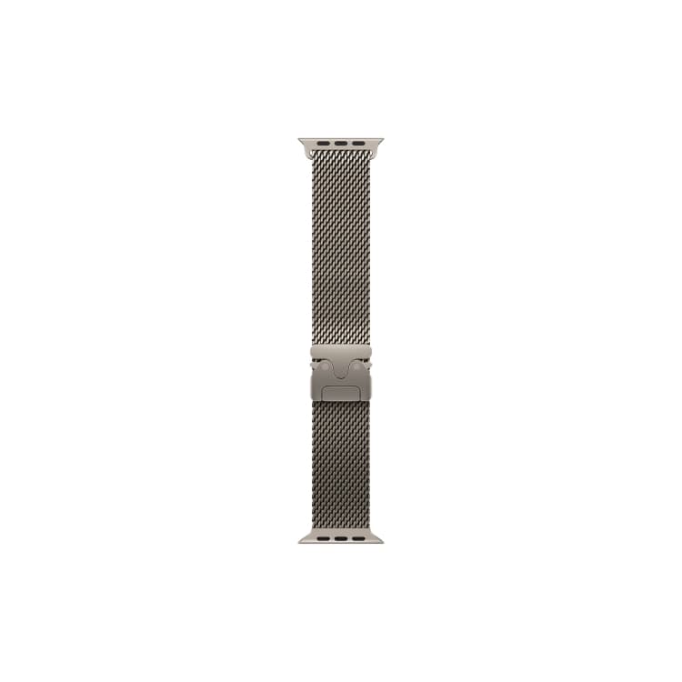 Apple Watch Ultra 4 - Natural - Titanium Milanese Loop