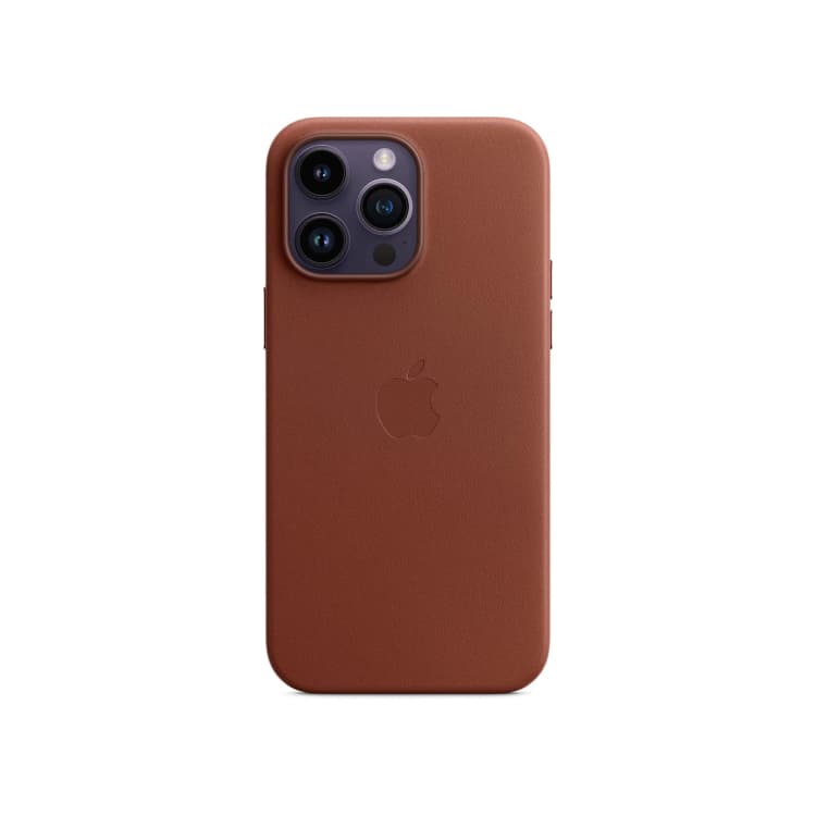 Apple iPhone 14 Pro Max Leather Case with MagSafe-Umber