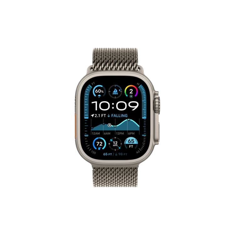 Apple Watch Ultra 2 - Natural - Titanium Milanese Loop