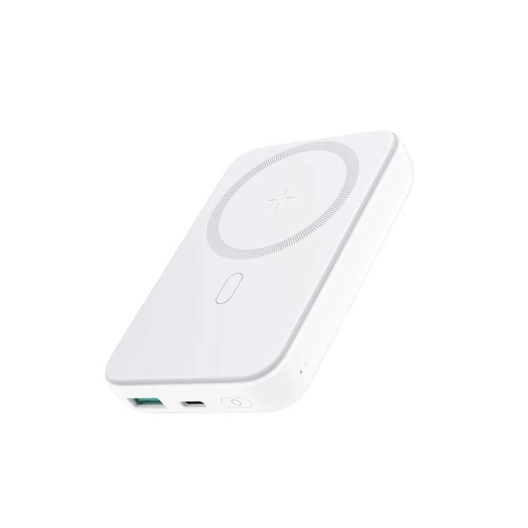 JOYROOM-W020 20W Mini magnetic wireless power bank 10000mah - White