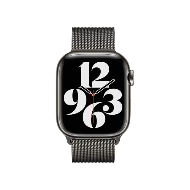 Magnetic Watch Strap – Apple Watch Graphite Milanese Loop