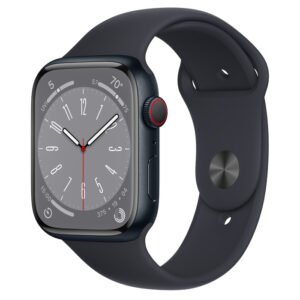 Apple Watch Series 8  45mm (Cellular) Midnight Aluminum Case with Sport Band