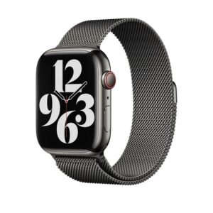 Magnetic Watch Strap – Apple Watch Graphite Milanese