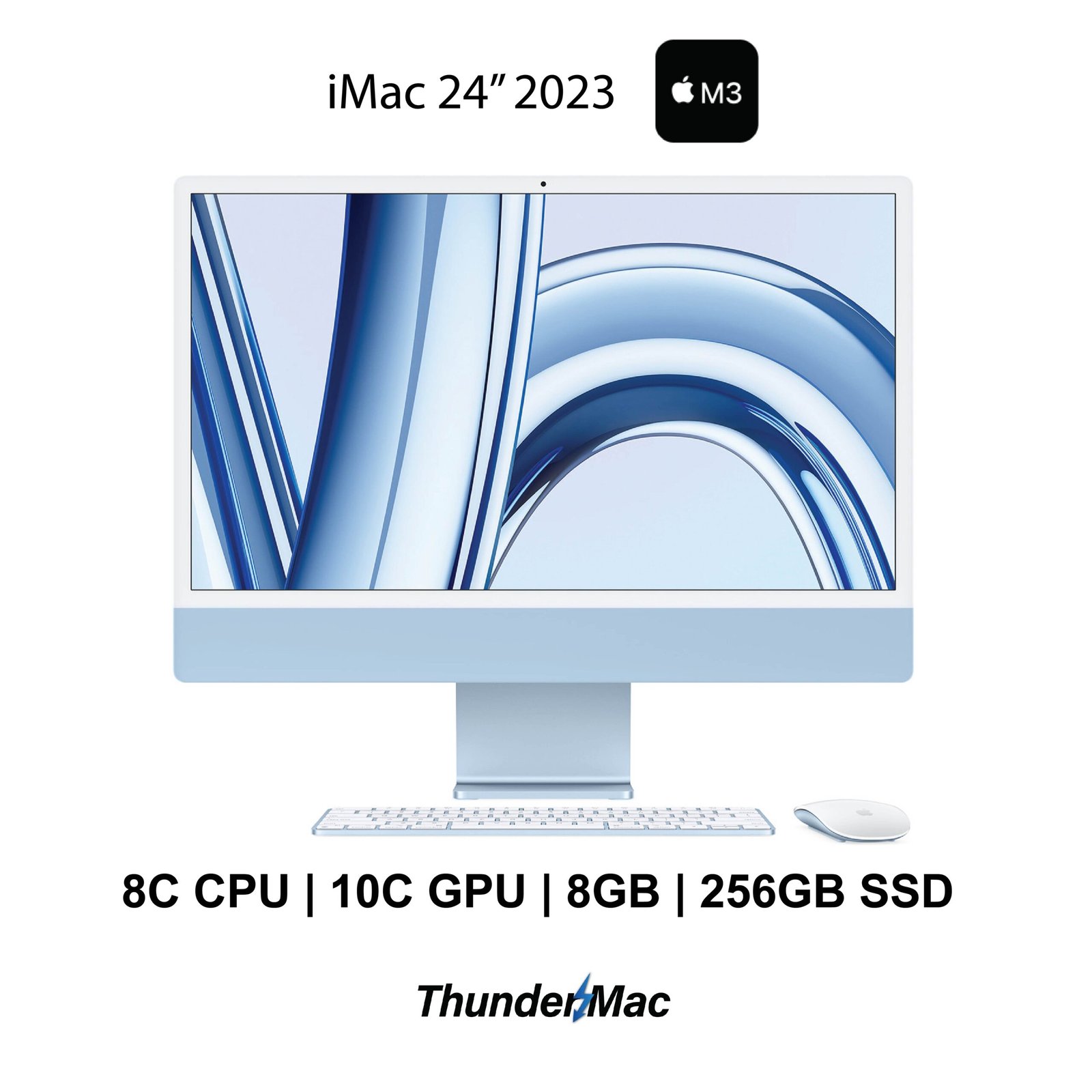 iMac 24-inch M3 10-Core 8GB – 256GB | Thundermac