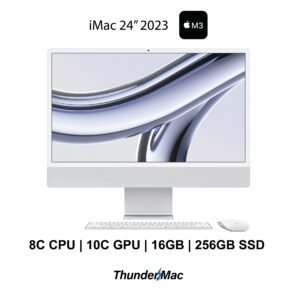 iMac 24-inch M3 | 8C CPU | 10C GPU | 16GB | 256GB | Thundermac